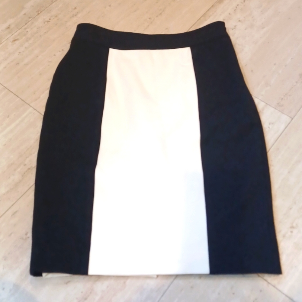 White House Black Market Colorblock Pencil Skirt